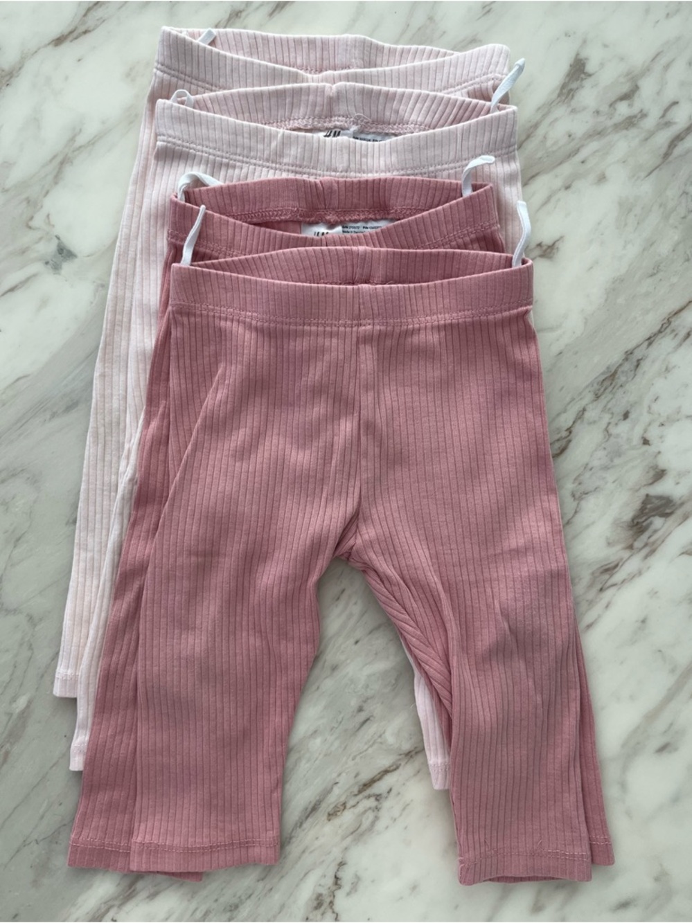 H&M Ribbed Pull-On Pants Set